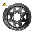 Black Wheels 14x6 Trailer Steel Wheel Rims